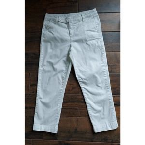 Style & Co. Cropped White Chinos sz 6